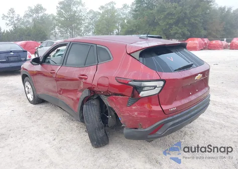 2025 Chevrolet Trax Fwd Ls из США, поврежденный, VIN KL77LFEP0SC001758